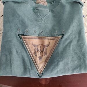 VINTAGE Green Dacotah Sweatshirt Pullover De LANNO